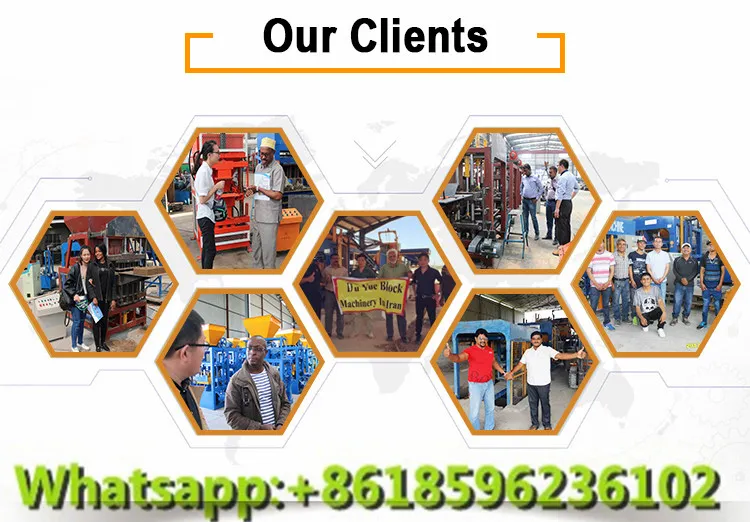 Qmy4-45 Henry Mobile Block Making Machine Laying Block Making Machine