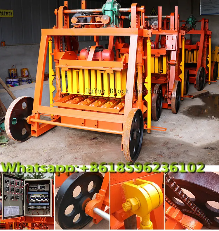 Qmy4-45 Paver Laying Machine Low Cost Bricks Making Machine