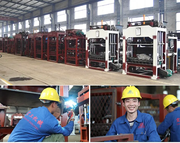 Qt10-15 Cement Hollow Block Machine Brick Making Machine