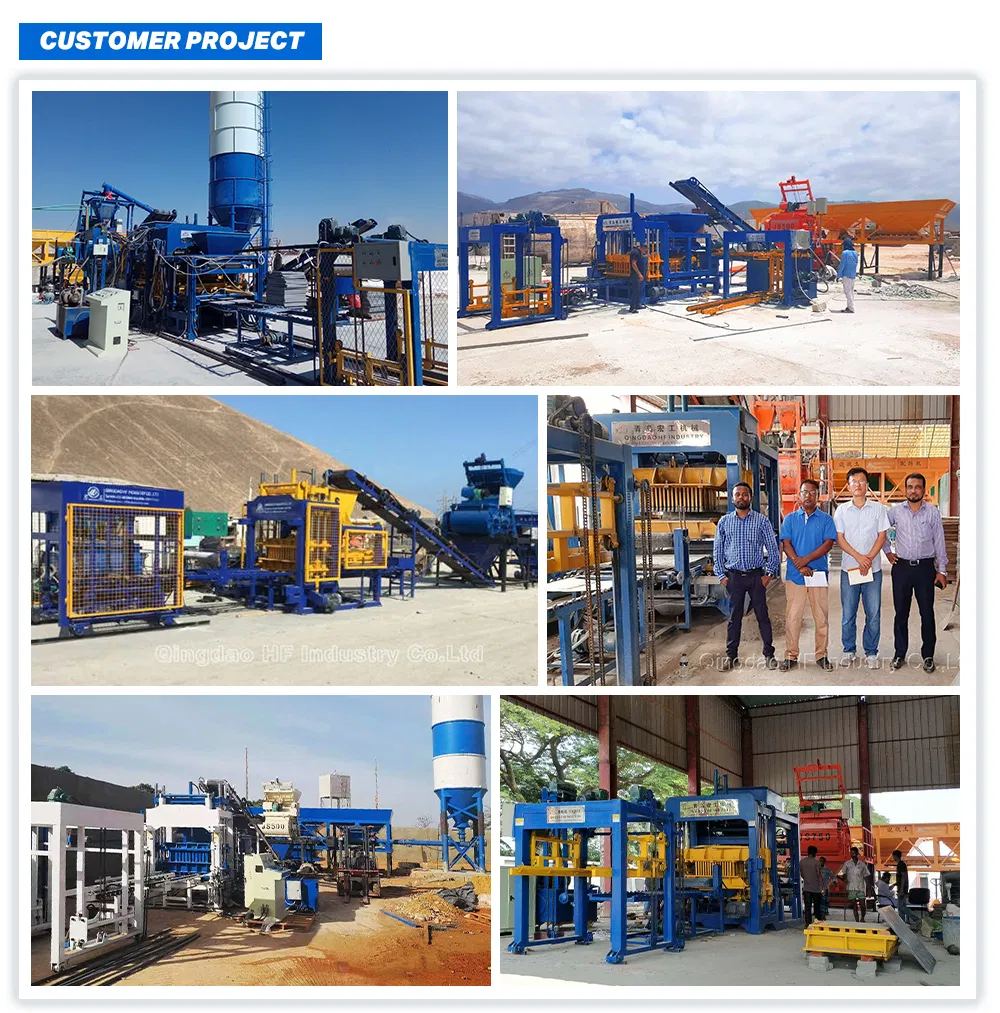 Qt 10-15 Automatic Color Pavement Block Making Machine Hollow Brick Machine Price in Bangladesh