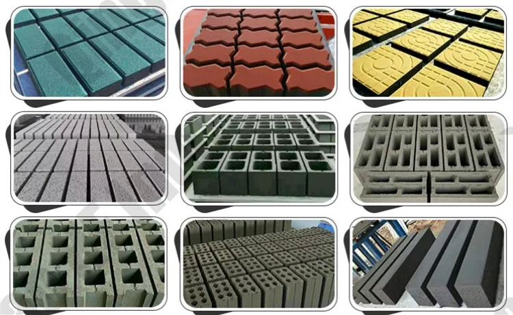 Qt 10-15 Automatic Color Pavement Block Making Machine Hollow Brick Machine Price in Bangladesh