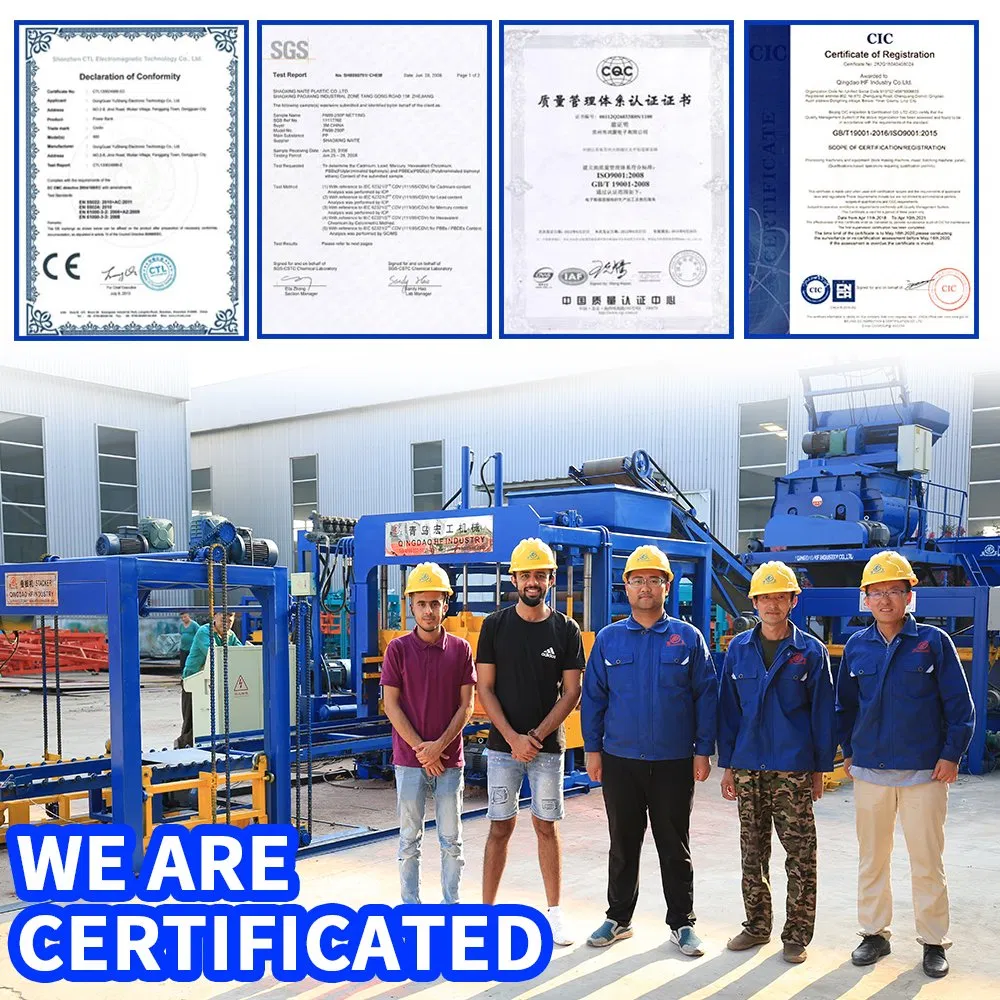 Qt10-15 Concrete Cement Paver Hollow Brick Machine Manufacturer in India