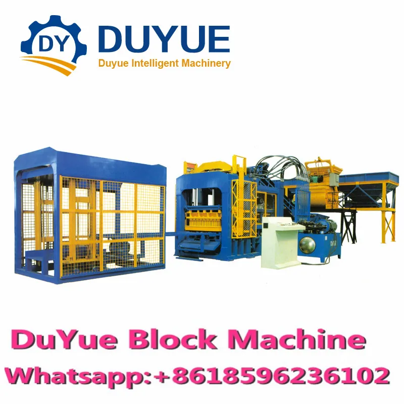 Qt10-15 Excellent Performance Brick Making Machine, Concrete Block Making Machine, Grass Paver Brick Machine Suit for Large Business