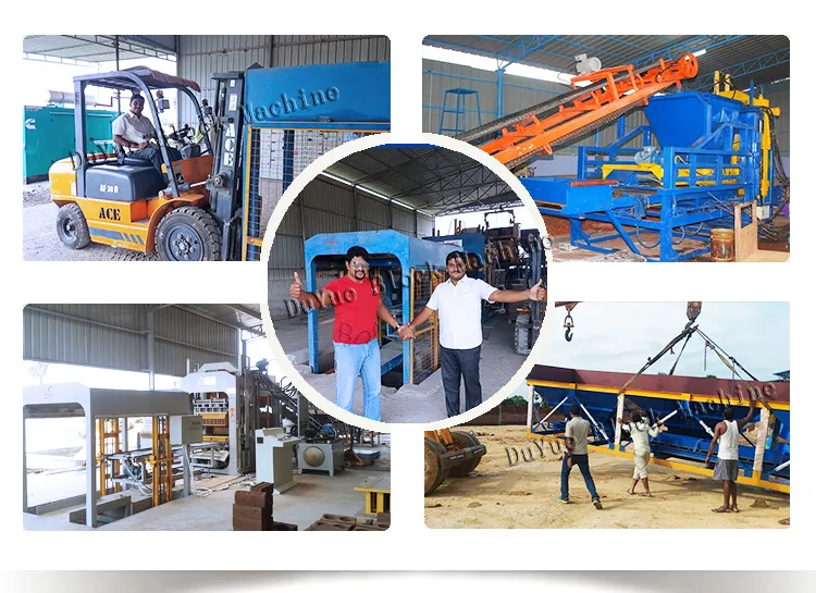Qt10-15 Excellent Performance Brick Making Machine, Concrete Block Making Machine, Grass Paver Brick Machine Suit for Large Business