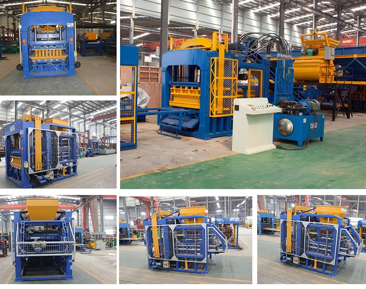 Qt10-15 Excellent Performance Brick Making Machine, Concrete Block Making Machine, Grass Paver Brick Machine Suit for Large Business