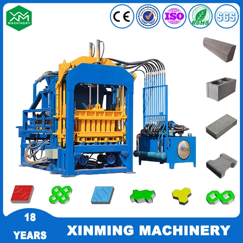 Qt4-15 Block Machine Line Hollow Brick Making Machine with High Quality