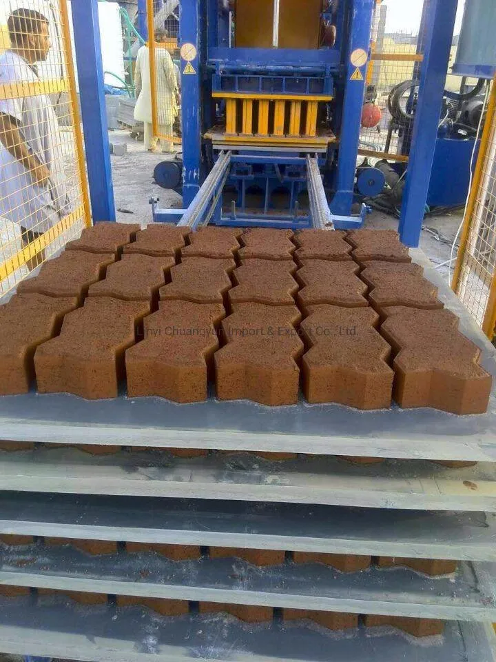 Qt4-15 Concrete Block Machine Manufacturers Cement Brick Block Making Machine in Zambia