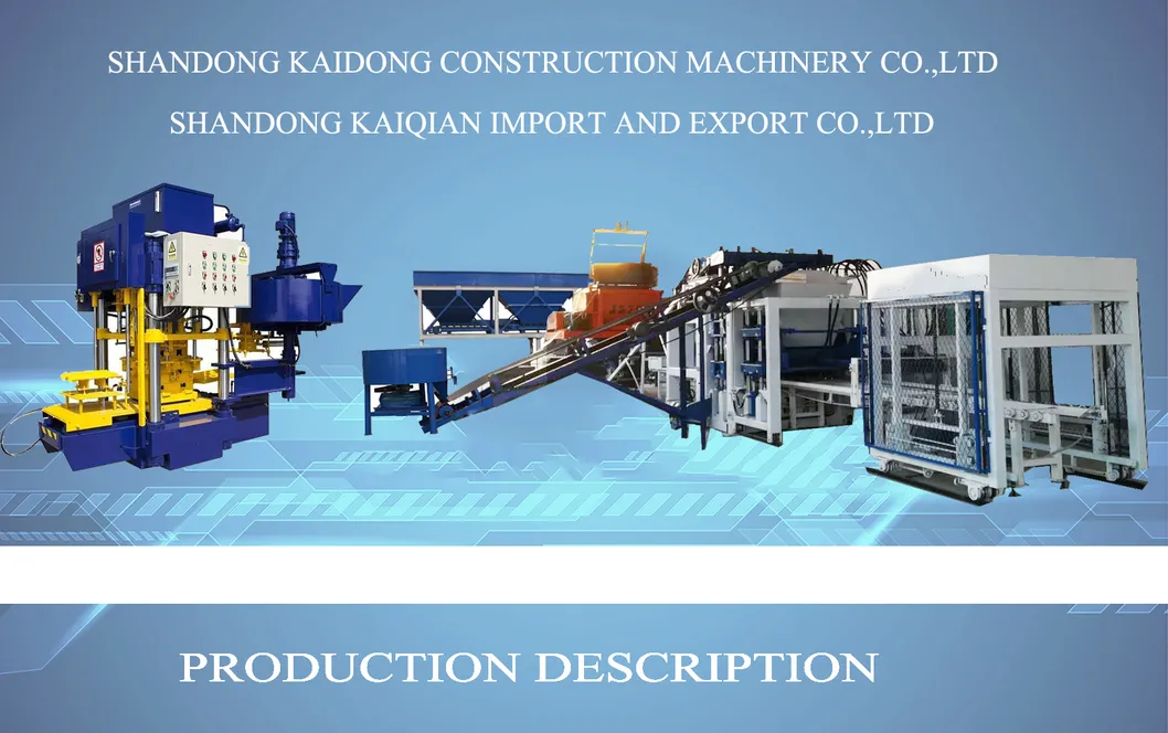 Qt4-15 Machine for 5inch/6inch Cement Interlock Paver Brick Block Making Machine