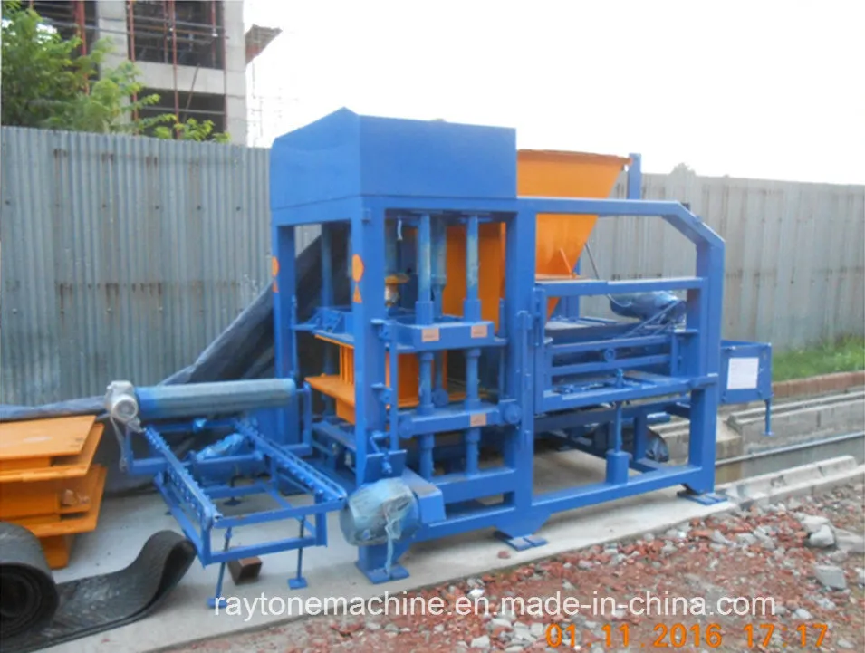 Qt4-18 Automatic Concrete Block Making Machine Cement Brick Machinery