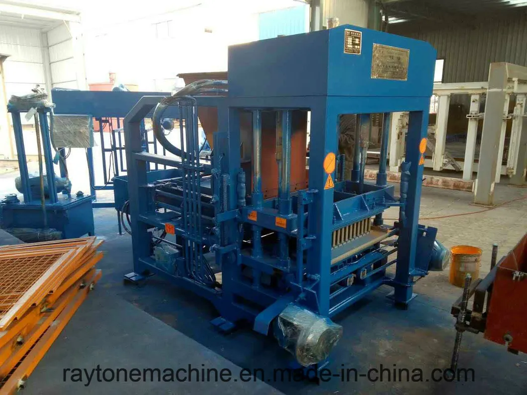 Qt4-18 Concrete Brick Cement Block Hollow Interlocking Brick Making Machine