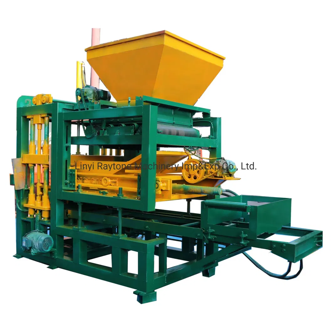 Qt4-18 Concrete Brick Cement Block Hollow Interlocking Brick Making Machine