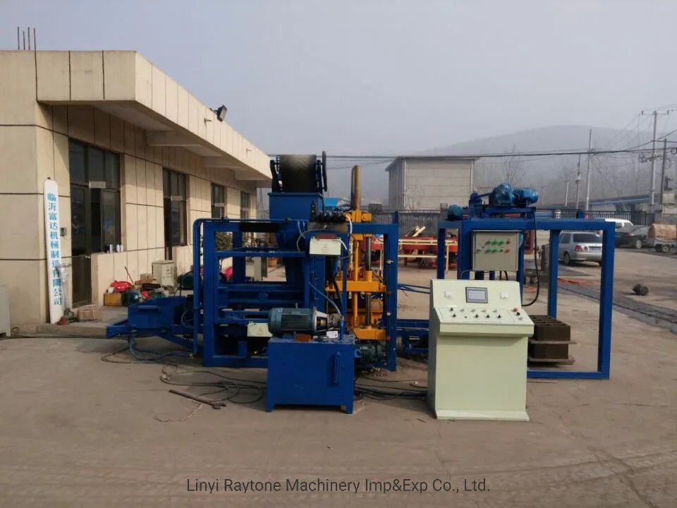 Qt4-18 Hydraulic Fully Automatic Block Making Machine Concrete Brick Machinery