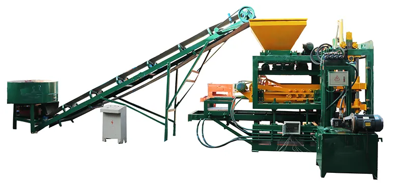Qt4-18 Italy Automatic Block Machine / 6 Inches Hollow Brick Machine in Rwanda