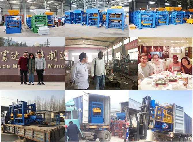 Qt4-18 Italy Automatic Block Machine / 6 Inches Hollow Brick Machine in Rwanda