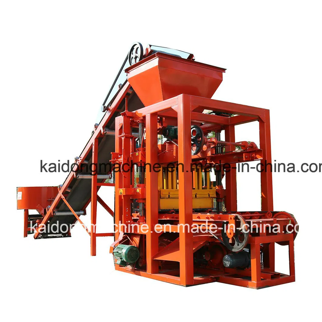 Qt4-23A Semi Automatic Concrete Block Machine|Paver Brick Making Machine|Hollow Block Making Machine|Cement Brick Machine in Africa Low Price
