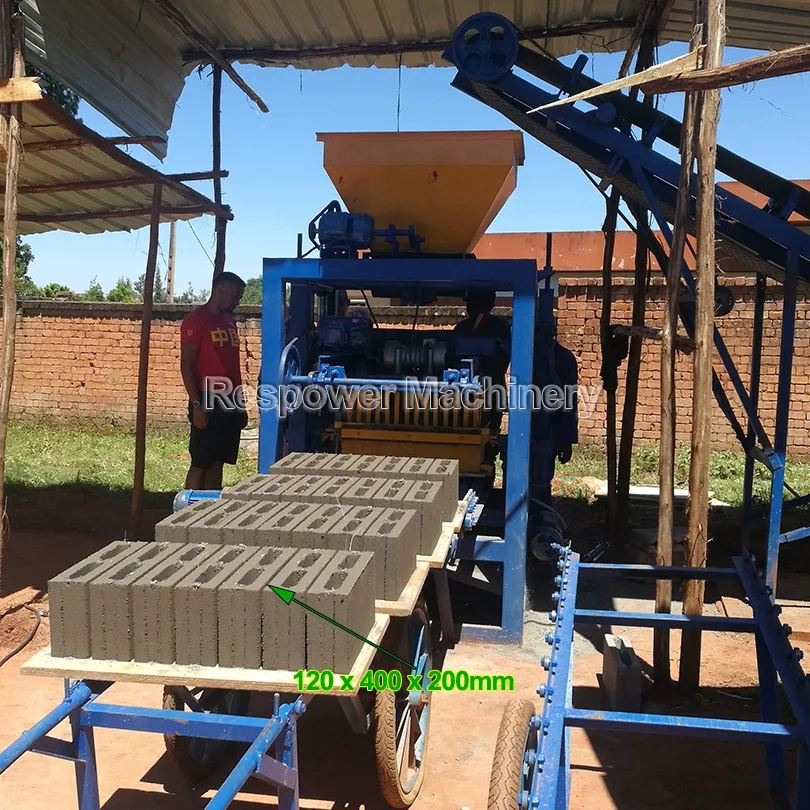 Qt4-24 China Fully Automatic Hollow Block Concrete Cement Interlocking Paver Brick Making Machine for Sale in Congo