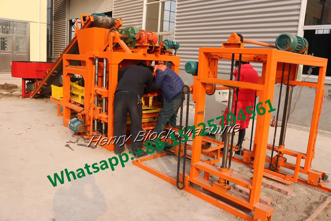 Qt4-25 Automatic Block Making Machine Concrete Mixer Machinery Construction Block Machine