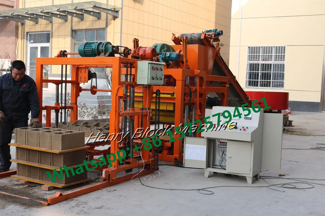 Qt4-25 Automatic Block Making Machine Concrete Mixer Machinery Construction Block Machine