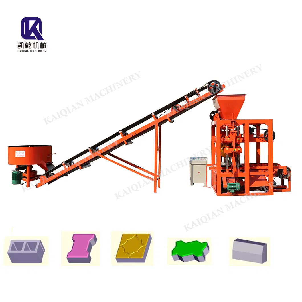 Qt4-26/Qtj4-25 Semi-Automatic Brick Making Machine Cement Block Making Machines Price in Zimbabwe Angola Congo