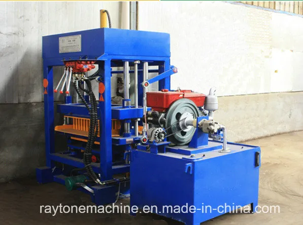 Qt4-30 Concrete Diesel Hydraulic Paver Solid Hollow Block Brick Machine