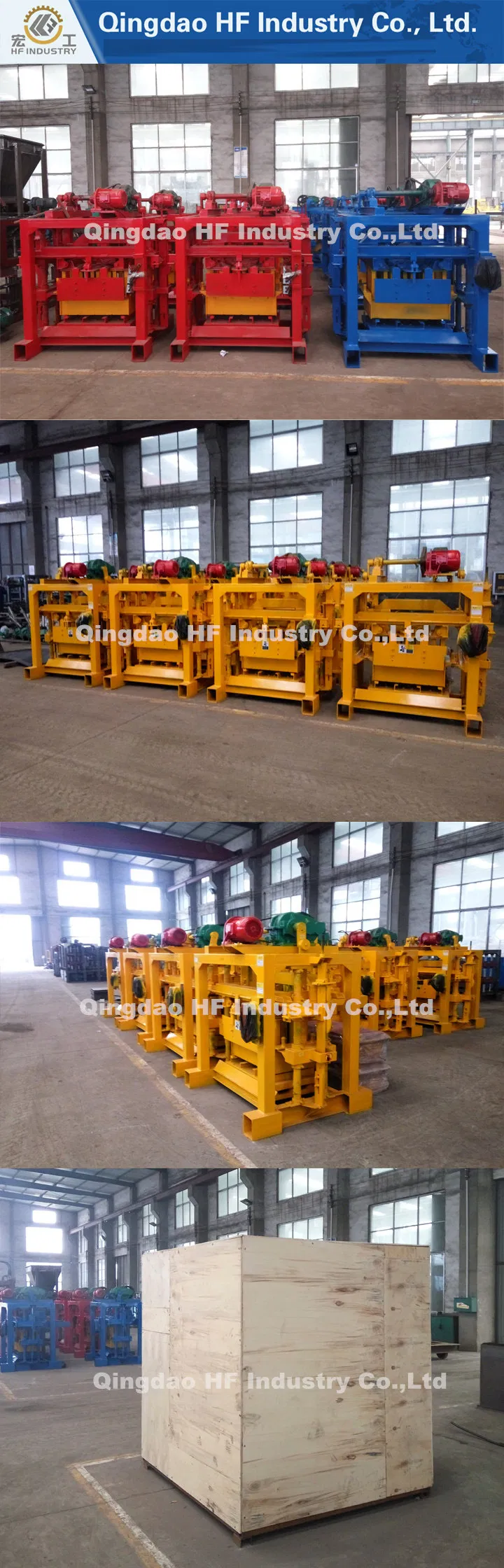 Qt4-40 Manual Concrete Cinder Block Making Machine