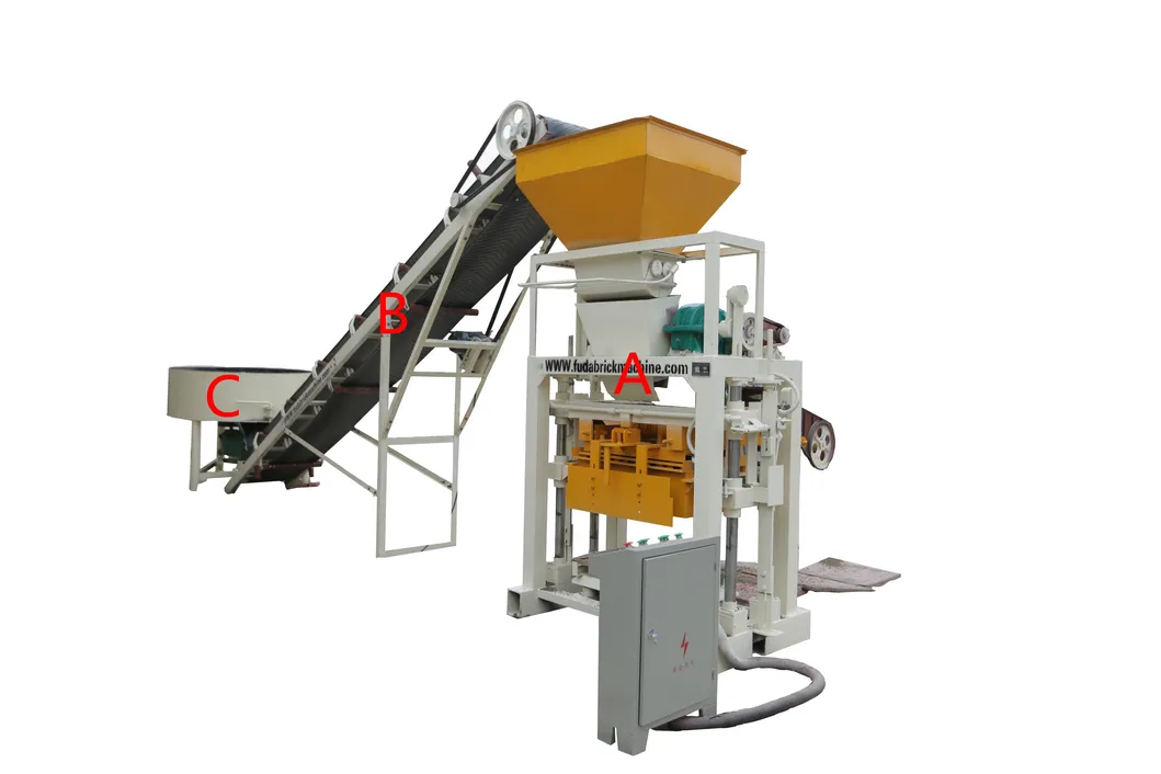 QT40c-1semi Automatic Adobe Block Machine Lowest Price