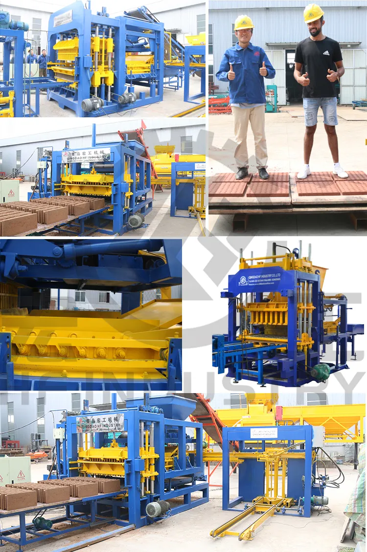 Qt5-15 Block Molding Machines Automatic Brick Making Machine for Sale