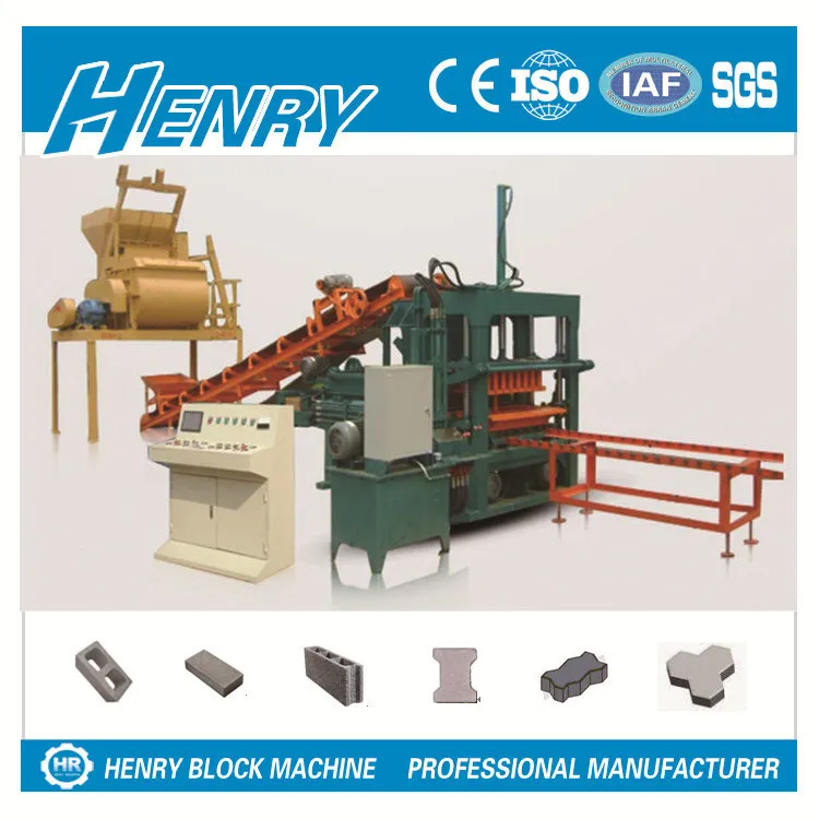 Qt5-20 Fully Automatic Cement Hollow Block Paving Stone Machine Price