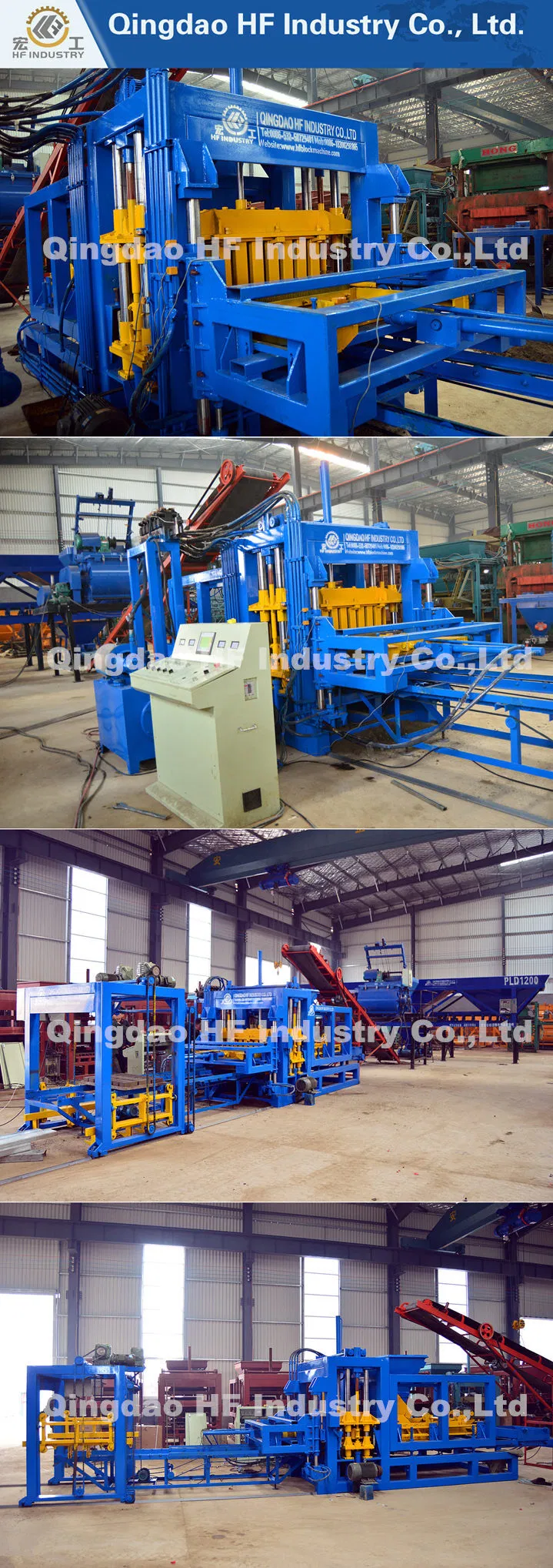 Qt6-15 Block Machine Good Price of Hydraulic Automatic Cement Brick Machine in Chile
