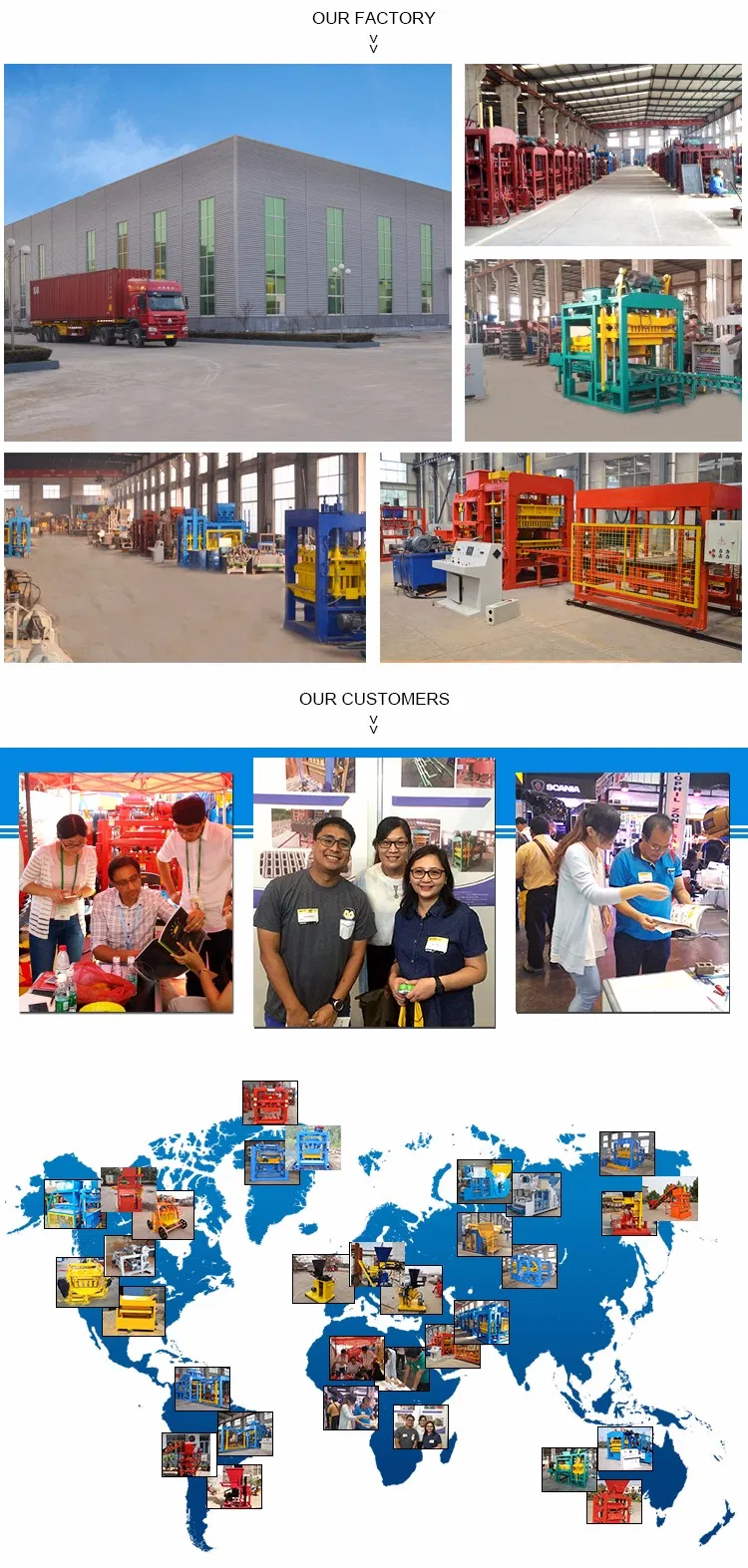 Qt6-15 Hydraulic Concrete Brick/Block Making Machine in Ethiopia