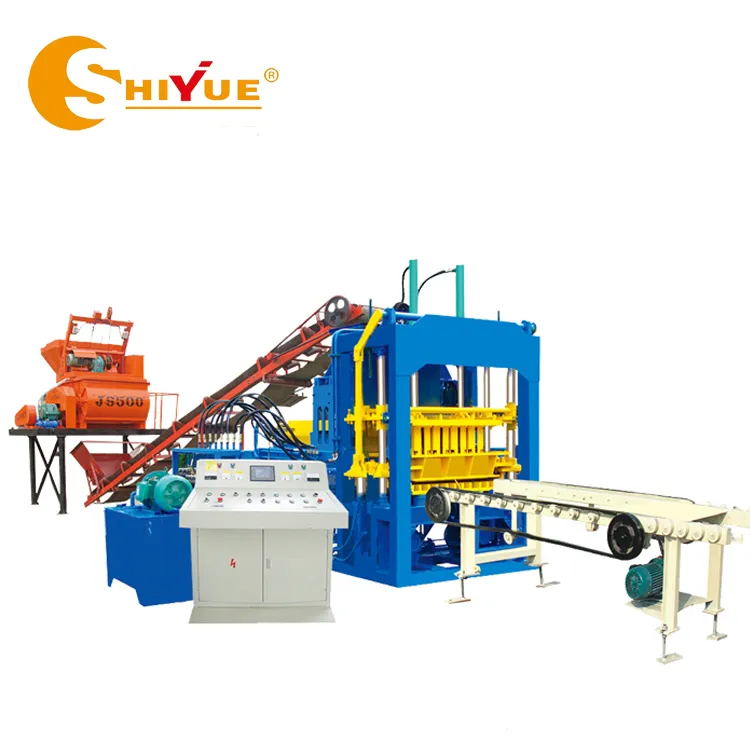 Qt6-15 Hydraulic Concrete Brick/Block Making Machine in Ethiopia