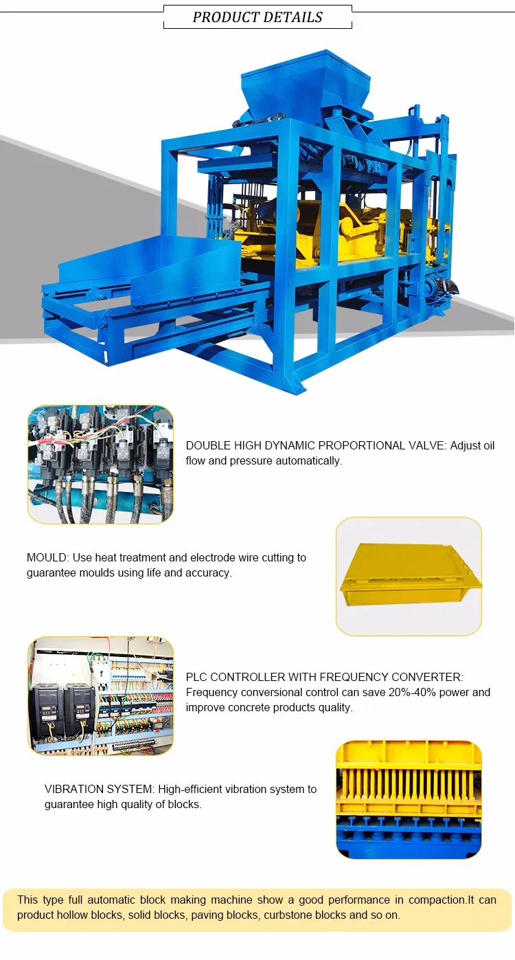 Qt6-15 Hydraulic Concrete Brick/Block Making Machine in Ethiopia