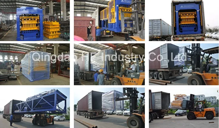 Qt8-15 Block Production Line Automatico Hidraulico Block Making Machine Iblock Rockit Quilting Machine
