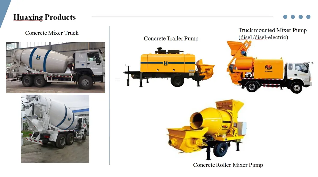 Refurbished Concrete Trailer Pump Hbt40 Different Output Available