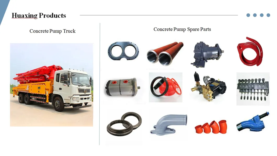 Refurbished Concrete Trailer Pump Hbt40 Different Output Available