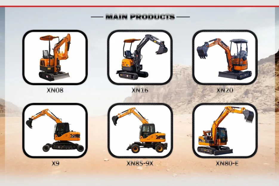 Rhinoceros 2021 Hot Sale Mini Excavators 1 Ton, Xiniu Mini Digger Xn12