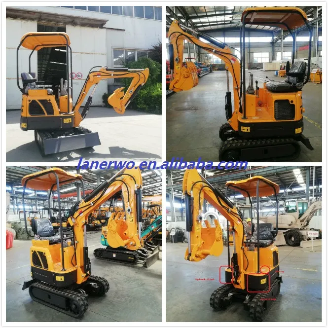 Rhinoceros 2021 Hot Sale Mini Excavators 1 Ton, Xiniu Mini Digger Xn12