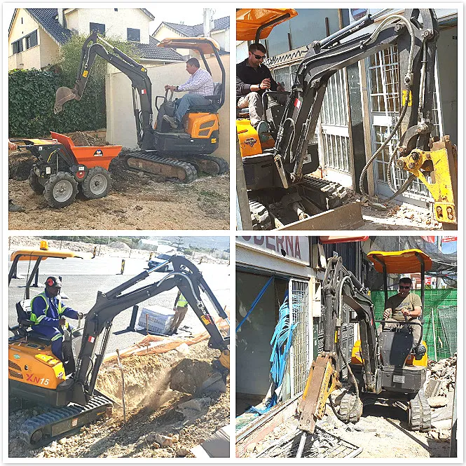 Rhinoceros 2021 Hot Sale Mini Excavators 1 Ton, Xiniu Mini Digger Xn12