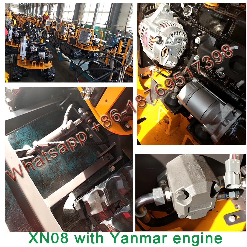 Rhinoceros Hot Sell Mini Excavator Hydraulic Crawler Excavator 0.8 Ton Small Excavator