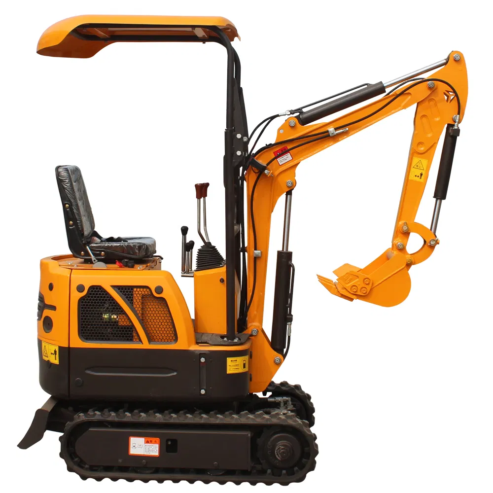 Rhinoceros Hot Sell Mini Excavator Hydraulic Crawler Excavator 0.8 Ton Small Excavator
