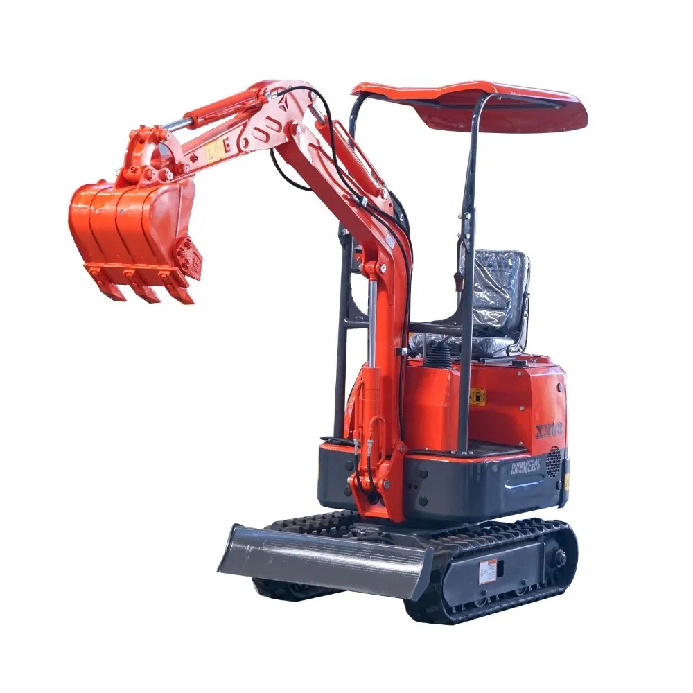 Rhinoceros Hot Sell Mini Excavator Hydraulic Crawler Excavator 0.8 Ton Small Excavator