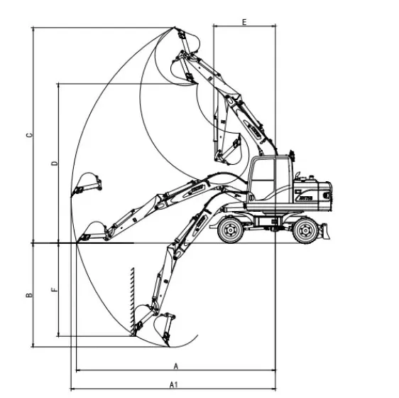 Rhinoceros Lego Bucket Wheel Excavator 6 Ton Hydraulic Excavator for Sale