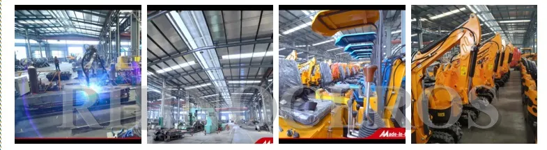 Rhinoceros Xn12 1.2ton Mini Excavator with Japan Engine Three Cylinders