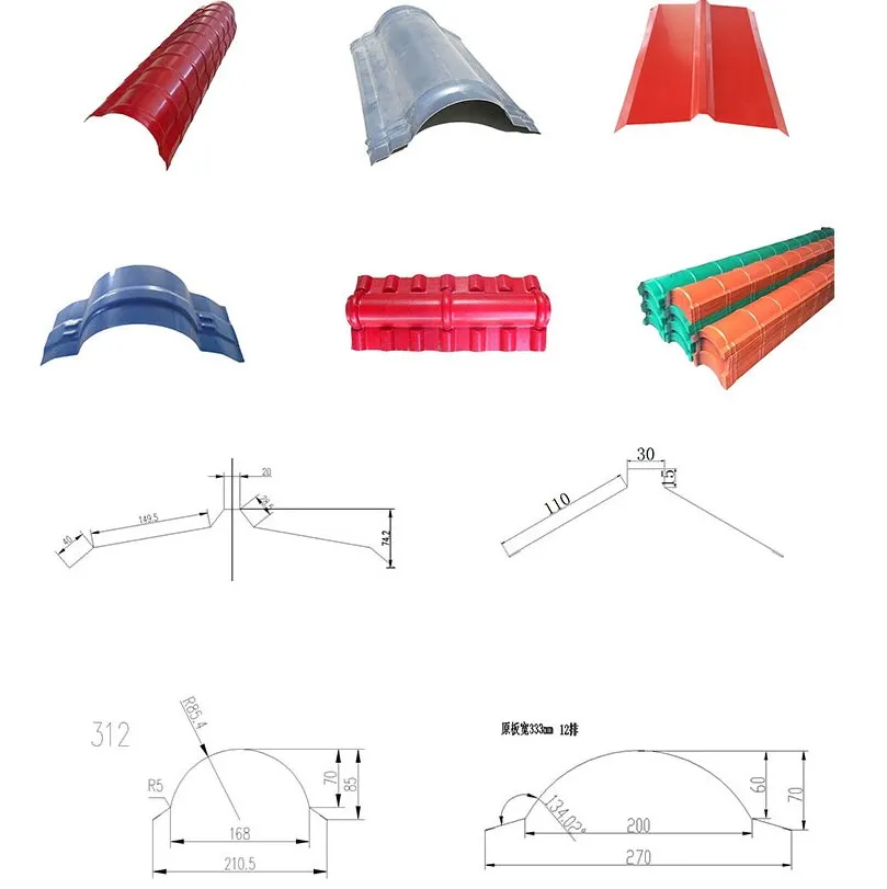 Roof Tile Making Machinery Ridge Capping Roll Forming Machine