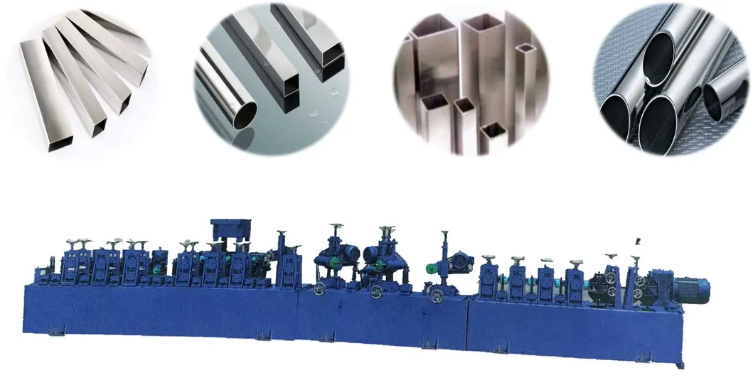 Round and Square Tubing Stainless Steel Welded Pipe Mill Line