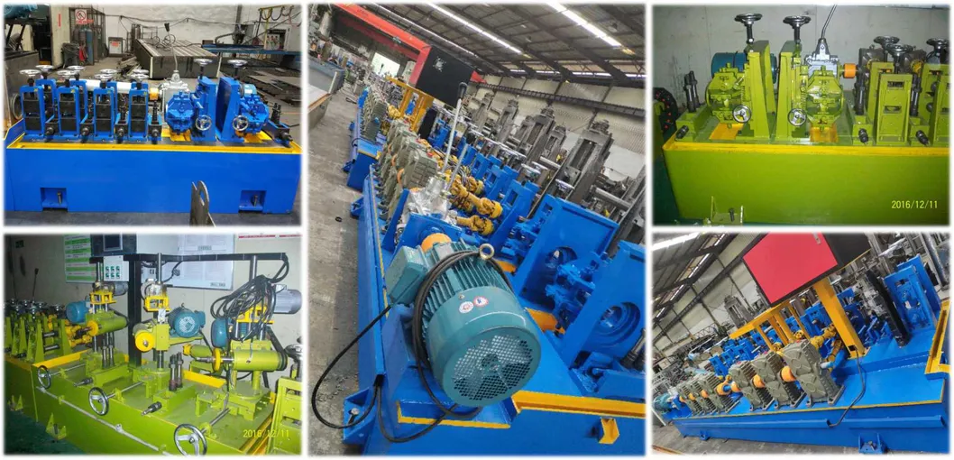 Round and Square Tubing Stainless Steel Welded Pipe Mill Line