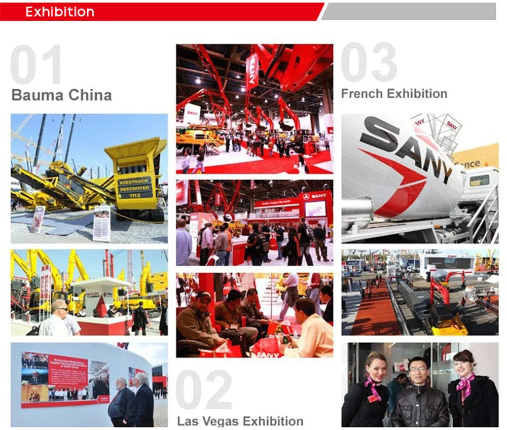 Sany 56m Truck Mounted Concrete Pump Putzmeister Stationary Concrete Pump