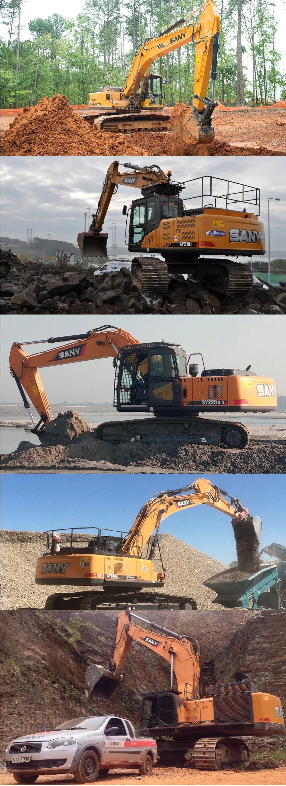 SANY SY465H 45 Ton Mining Excavator Manufacturer China