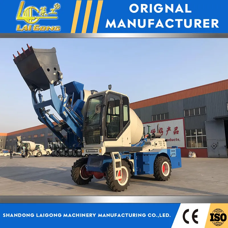 Self Loading 4.0 Cbm Mini Concrete Mixer Truck with Ce