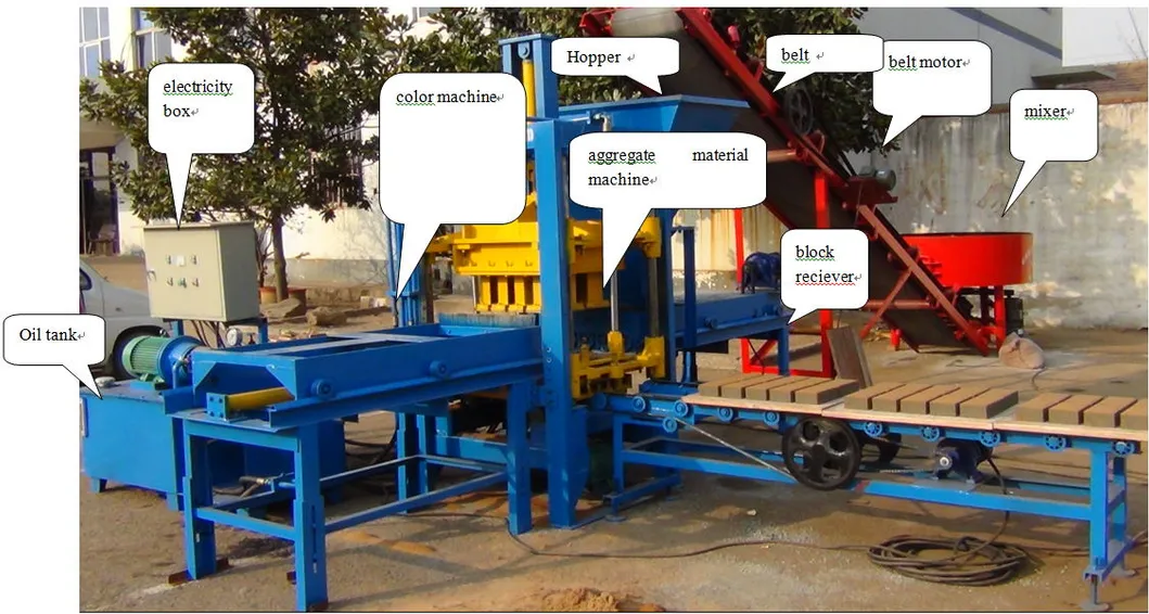 Semi Automatic Concrete Paver Block Machine, Concrete Block Machine in Philippines